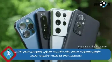 «توفير مضمون» أسعار باقات الإنترنت المنزلي والموبايل اليوم الإثنين 11 أغسطس 2025 كم تكلفة الاشتراك الجديد